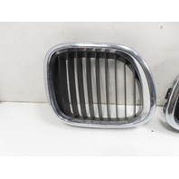 00 BMW Z3 E36 2.5L #1322 Grill Pair, Hood Kidney 51138397503 51138397504