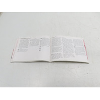 00 BMW Z3 E36 2.5L #1322 Owner's Manual Book 2.8L 2.3L Roadster Coupe M