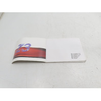 00 BMW Z3 E36 2.5L #1322 Owner's Manual Book 2.8L 2.3L Roadster Coupe M