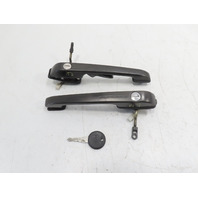 Porsche 944 Turbo 951 #1323 Door Handle Pair w/ key, Exterior Script