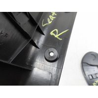 Porsche 944 Turbo 951 #1323 Trim Pair Seat Backrest Hinge Cover Right Black 92852114702