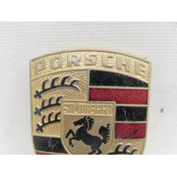 Porsche 944 Turbo 951 #1323 Emblem, Hood OEM Genuine Gold 90155921020