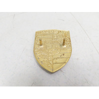 Porsche 944 Turbo 951 #1323 Emblem, Hood OEM Genuine Gold 90155921020