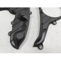 Porsche 944 Turbo 951 #1323 Cover Pair, Camshaft Timing Belt Upper & Lower 94410504700, 94410504800