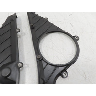 Porsche 944 Turbo 951 #1323 Cover Pair, Camshaft Timing Belt Upper & Lower 94410504700, 94410504800
