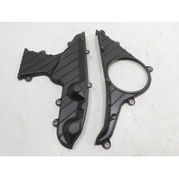 Porsche 944 Turbo 951 #1323 Cover Pair, Camshaft Timing Belt Upper & Lower 94410504700, 94410504800