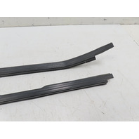 Porsche 944 Turbo 951 #1323 Trim Pair, Door Sill Scuff Guard Plate Left & Right 94455112200, 94455112100