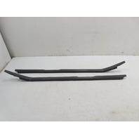 Porsche 944 Turbo 951 #1323 Trim Pair, Door Sill Scuff Guard Plate Left & Right 94455112200, 94455112100