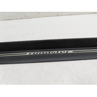 97 BMW Z3 E36 1.9L #1324 Trim, Door Sill "ROADSTER" Script, Right Black 51478397502