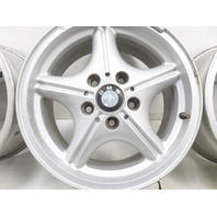 97 BMW Z3 E36 1.9L #1324 Wheel Set, Style 35 Z-Star 16x7 Silver 36111092260