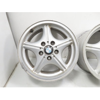 97 BMW Z3 E36 1.9L #1324 Wheel Set, Style 35 Z-Star 16x7 Silver 36111092260