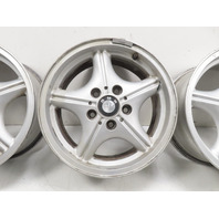 97 BMW Z3 E36 1.9L #1324 Wheel Set, Style 35 Z-Star 16x7 Silver 36111092260