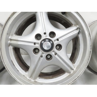 97 BMW Z3 E36 1.9L #1324 Wheel Set, Style 35 Z-Star 16x7 Silver 36111092260