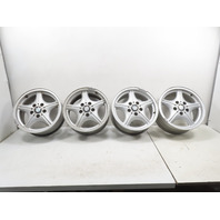 97 BMW Z3 E36 1.9L #1324 Wheel Set, Style 35 Z-Star 16x7 Silver 36111092260