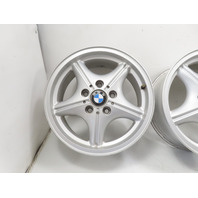 96 BMW Z3 E36 1.9L #1325 Wheel Set, Style 35 Z-Star 16x7 Silver 36111092260