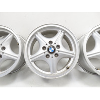 96 BMW Z3 E36 1.9L #1325 Wheel Set, Style 35 Z-Star 16x7 Silver 36111092260