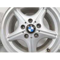 96 BMW Z3 E36 1.9L #1325 Wheel Set, Style 35 Z-Star 16x7 Silver 36111092260