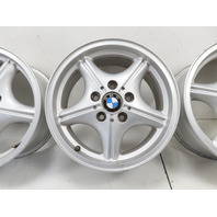 96 BMW Z3 E36 1.9L #1325 Wheel Set, Style 35 Z-Star 16x7 Silver 36111092260