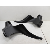 96 BMW Z3 E36 1.9L #1325 Trim Pair, Rear Quarter Lateral, w/o Roll Bar Black