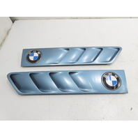 96 BMW Z3 E36 1.9L #1325 Grill Pair, Exterior Hood Gill 51138397505 51138397506