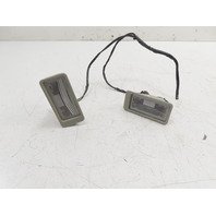 96 BMW Z3 E36 1.9L #1325 Light Lamp Pair License Plate w/ Wiring Rear