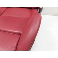 06 BMW Z4 E85 #1326 Seat Pair, Power Heated M-Sport Leather Red
