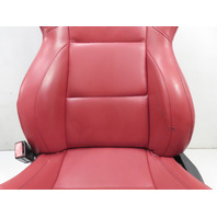 06 BMW Z4 E85 #1326 Seat Pair, Power Heated M-Sport Leather Red