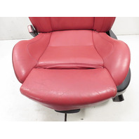 06 BMW Z4 E85 #1326 Seat Pair, Power Heated M-Sport Leather Red