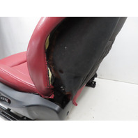 06 BMW Z4 E85 #1326 Seat Pair, Power Heated M-Sport Leather Red