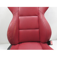 06 BMW Z4 E85 #1326 Seat Pair, Power Heated M-Sport Leather Red