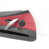 06 BMW Z4 E85 #1326 Door Panel, Left Driver Oregon Black/Red