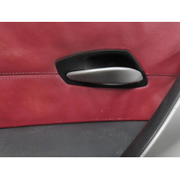 06 BMW Z4 E85 #1326 Door Panel, Left Driver Oregon Black/Red