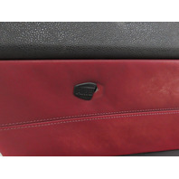 06 BMW Z4 E85 #1326 Door Panel, Left Driver Oregon Black/Red