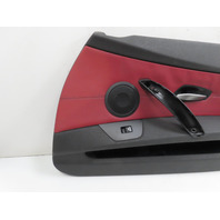 06 BMW Z4 E85 #1326 Door Panel, Right Passenger Oregon Black/Red