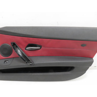06 BMW Z4 E85 #1326 Door Panel, Right Passenger Oregon Black/Red