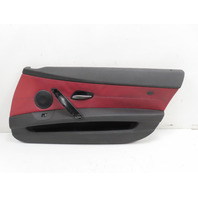 06 BMW Z4 E85 #1326 Door Panel, Right Passenger Oregon Black/Red