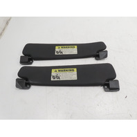 06 BMW Z4 E85 #1326 Sunvisor Pair Left & Right Black