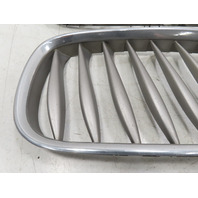 06 BMW Z4 E85 #1326 Grill Pair Bumper Kidney Grey Chrome OEM Front