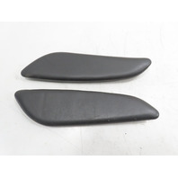 06 BMW Z4 E85 #1326 Trim Pair, Center Console Knee Pad Black 7026215 7026216