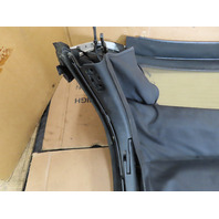 06 BMW Z4 E85 #1326 Convertible Soft Top Roof Frame Glass Window Black