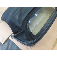 06 BMW Z4 E85 #1326 Convertible Soft Top Roof Frame Glass Window Black
