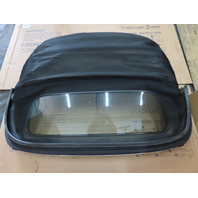 06 BMW Z4 E85 #1326 Convertible Soft Top Roof Frame Glass Window Black