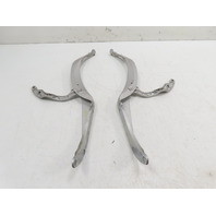 98 Porsche Boxster 986 #1328 Hinge Pair, Convertible Top Cover Guide Arms 98656155201 98656155101