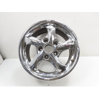 98 Porsche Boxster 986 #1328 Wheel 5 Double Spoke 8.5x17 Genuine Rear Chrome 98636212605