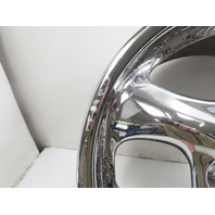 98 Porsche Boxster 986 #1328 Wheel, Carrera 17x7 OEM Chrome Front 911 99636212400