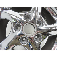 98 Porsche Boxster 986 Wheel, Carrera 17x7 OEM Chrome Front 911 99636212400