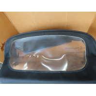 98 Porsche Boxster 986 #1328 Convertible Soft Top W/ Plastic Window Black