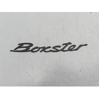 98 Porsche Boxster 986 #1328 Emblem, "Boxster" Lettering Badge Rear Trunk Lid