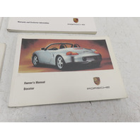98 Porsche Boxster 986 #1328 Owners Manual Set Books W/ Pouch