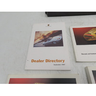 98 Porsche Boxster 986 #1328 Owners Manual Set Books W/ Pouch